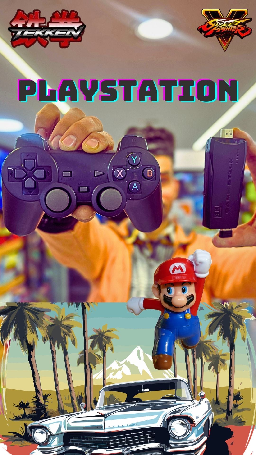 Playstation TV Video Game HDMI Console Stick Wireless retro