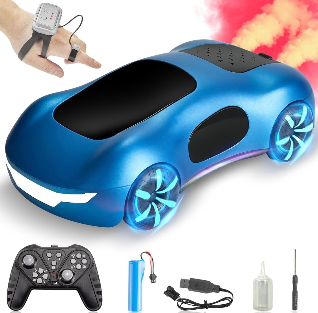 RC Drift Car, BMW concept car Remote Control Cars for Adults 1/14 2.4Ghz Gesture Drift Stunt Cars RC Cars Dual Spray RC Drift Car High Speed Drift Remote Control Cars for Adults Boys Girls