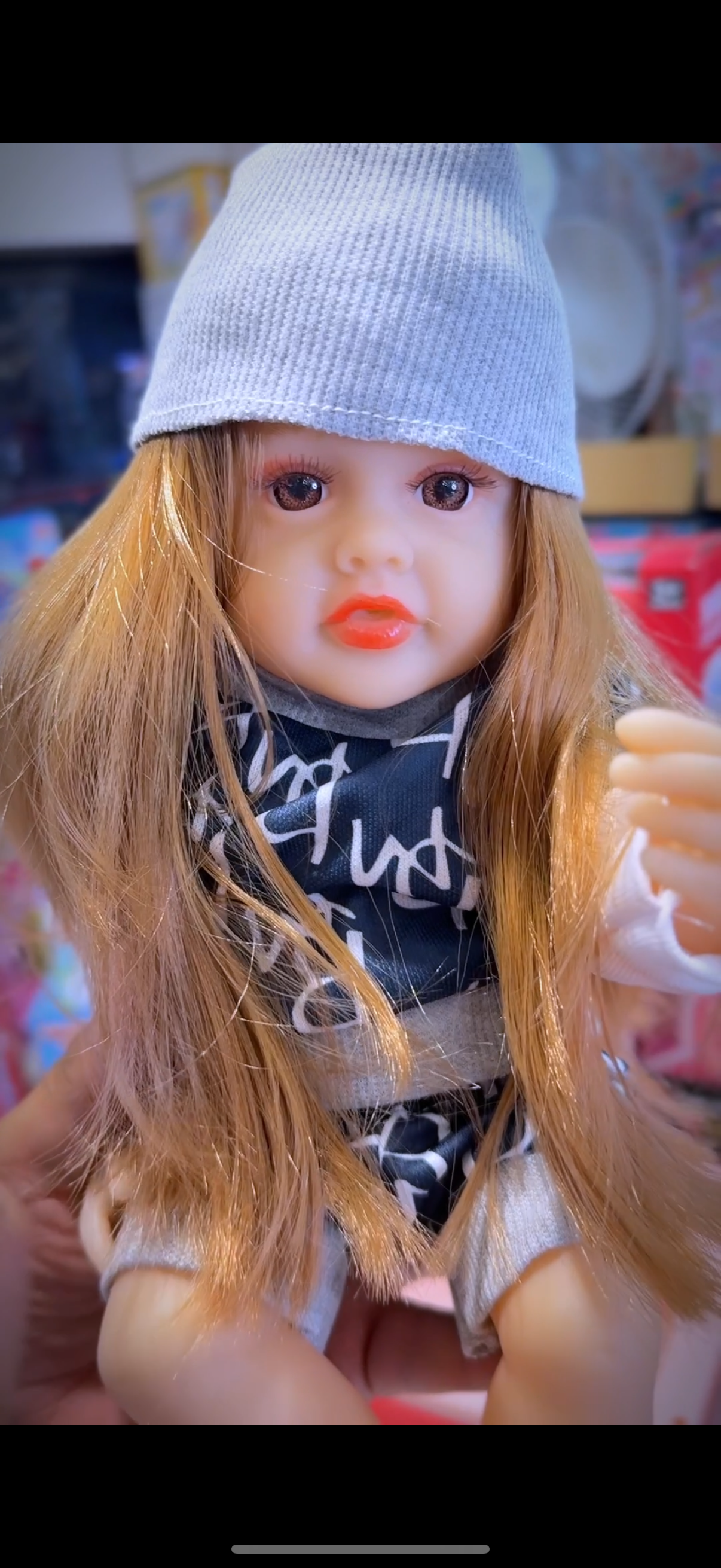 Combo of electric water sink and Silicon doll with music