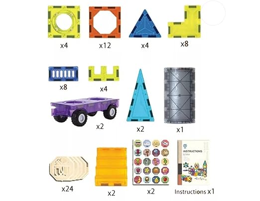 Magic Magnetic Blocks Construction & Building Set