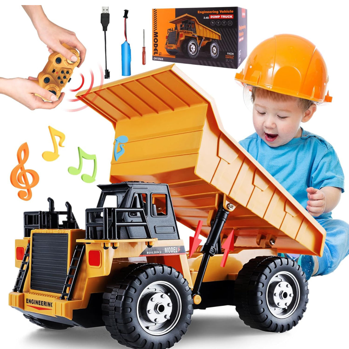 Mobil rc dump truck on sale