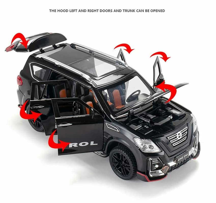 Nissan Patrol Ally car - die cast metal car - Pull back Metal Body Nissan car