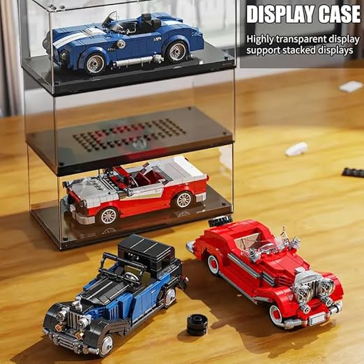 Vintage Car Technic Assemble Building Block Toy,Educational Building Blocks Set for Kids (319 Pieces)