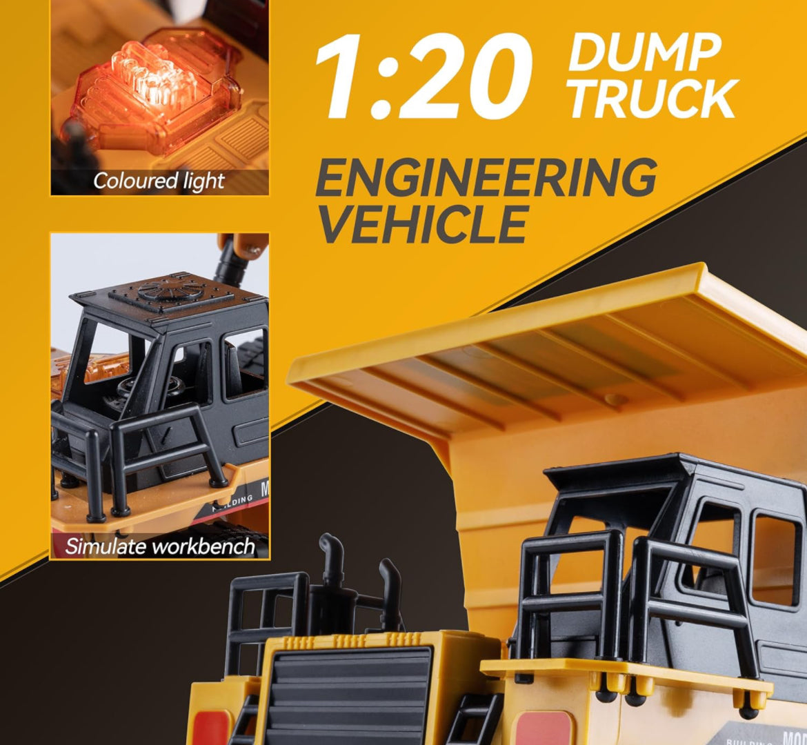 RC Dump Truck 2.4GHz Mobil Truck Remote Control TRUCK -Auto Demo LED
