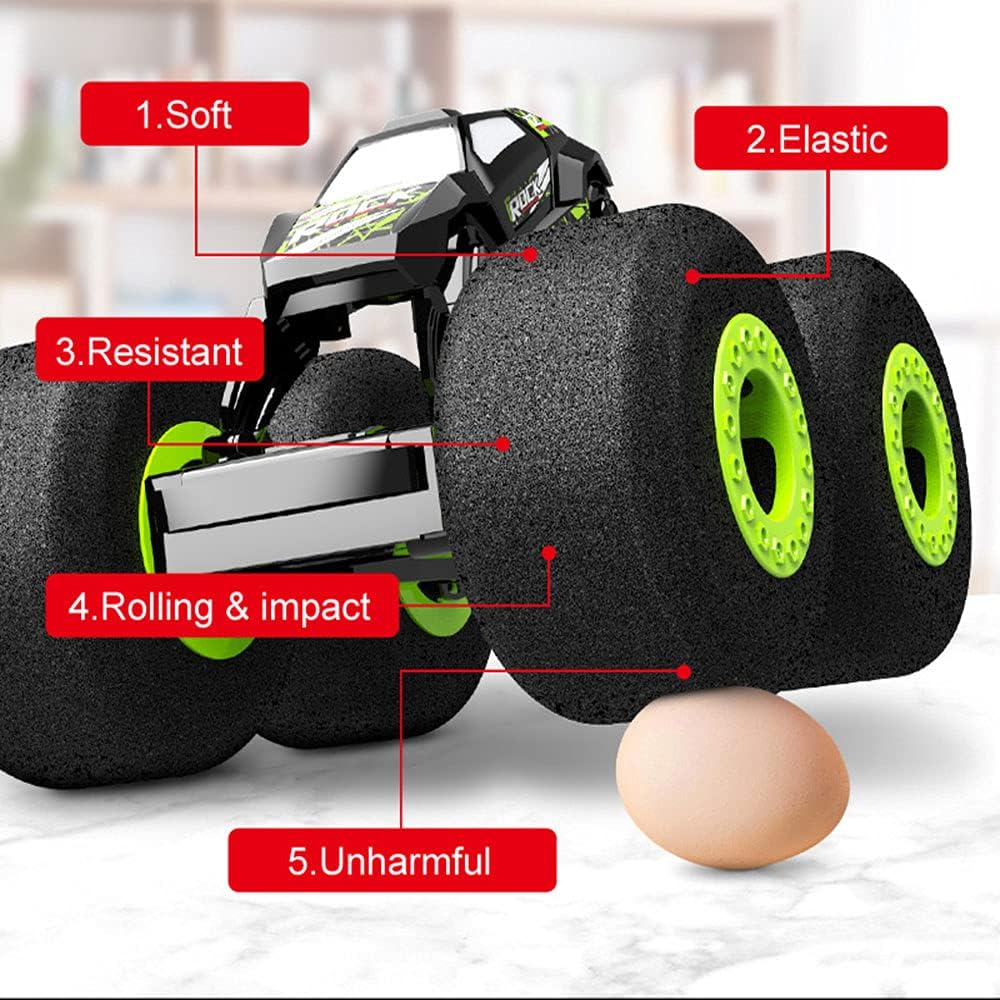 RC Beast Car, Beast car for Indoor - Remote Control Car With Soft Wheels,Toys For Boys, Aged 5 And Up 360° Rotating Drift Racing Monster Truck For Children Kids