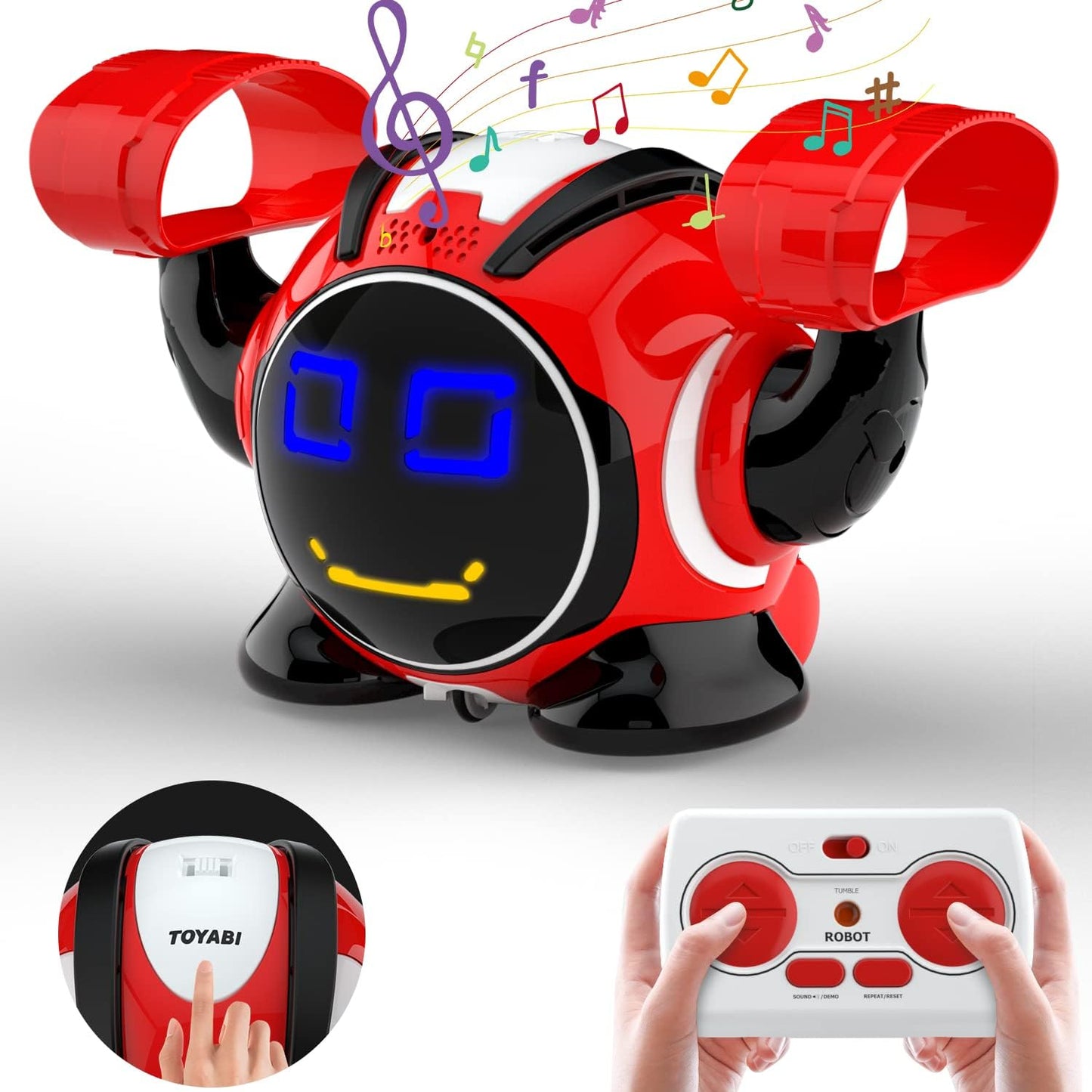 Robot with Tumble 2.4GHz - Remote Contro tumble Robot Toys with Recording & Dancing Moves