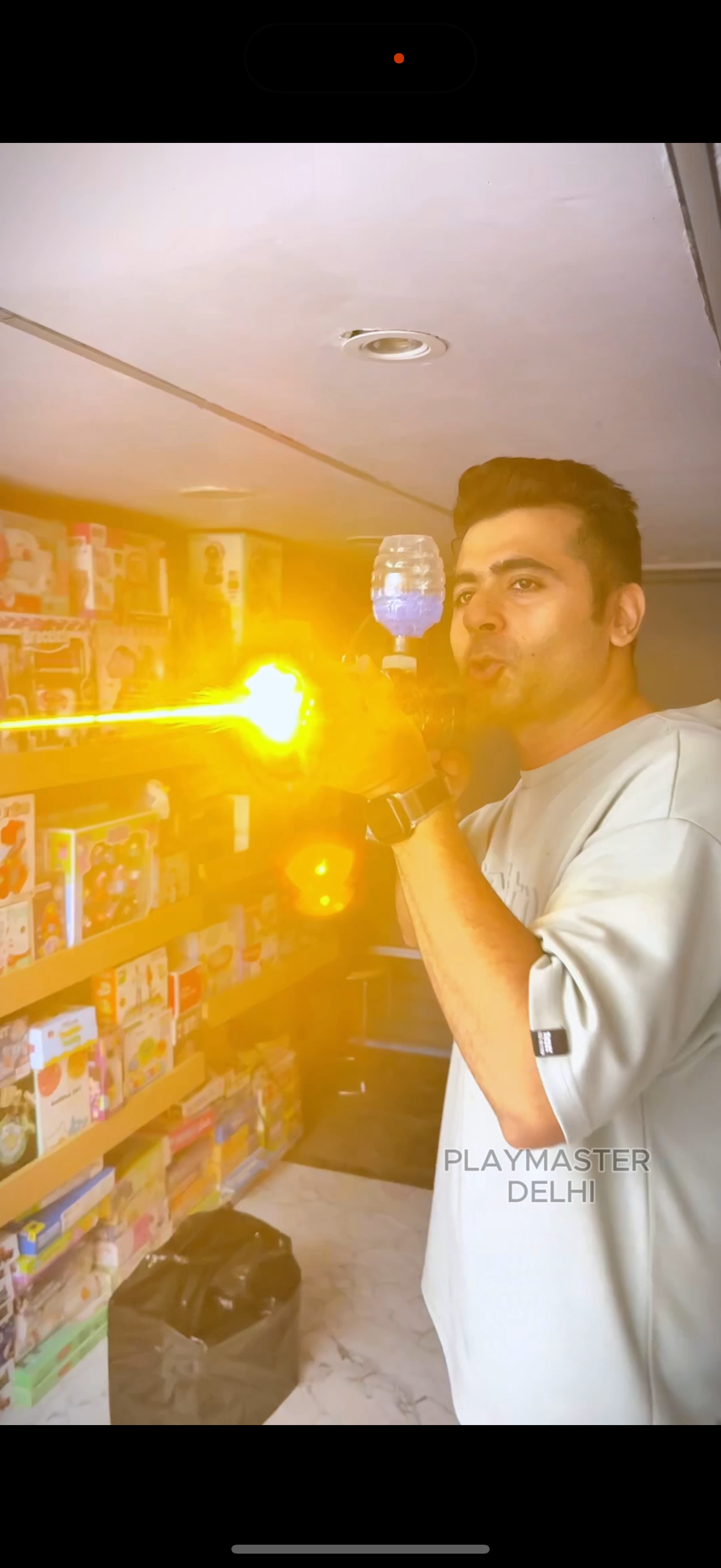 Gelgun with real smoke and lights - playmaster toys - orbeez gun with rechargeable battery