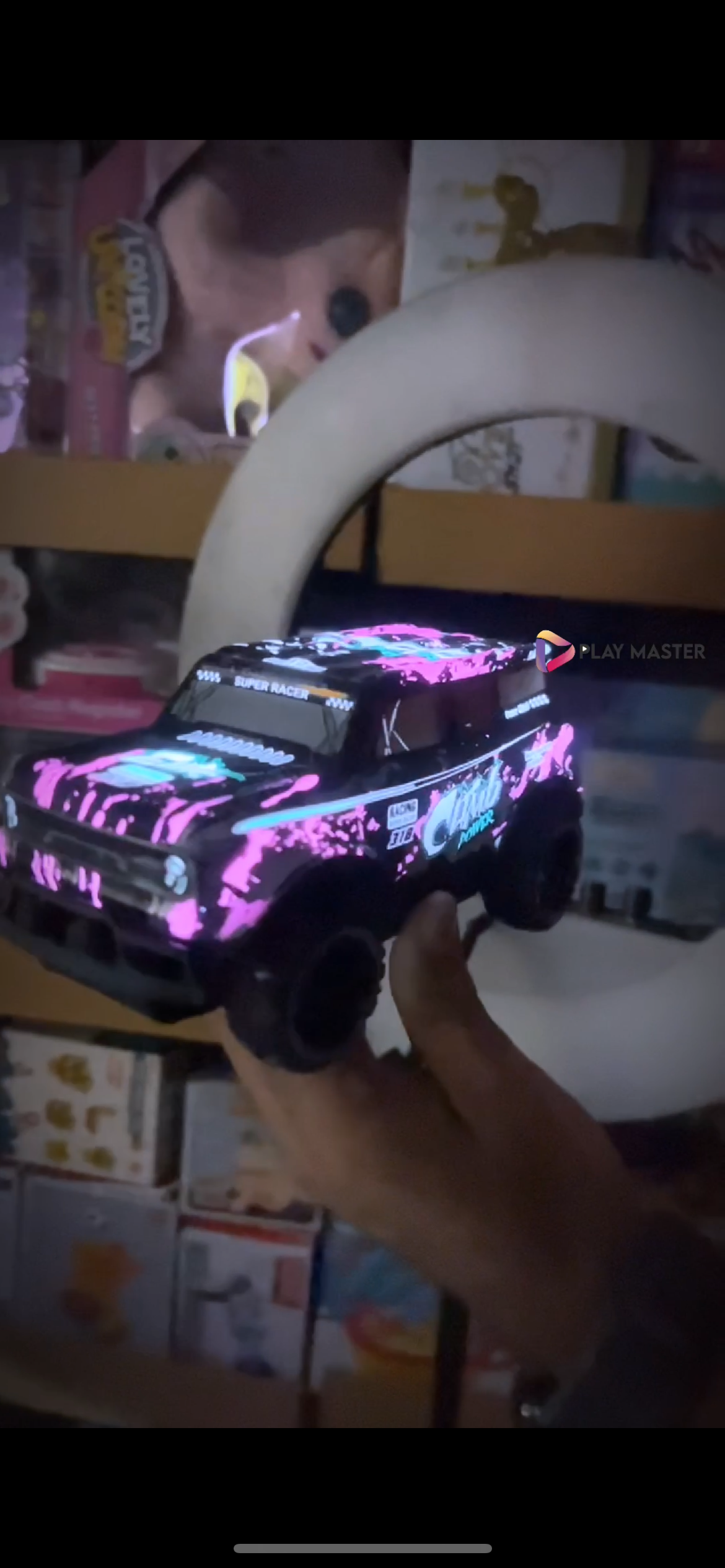 Remote Control Car, 1/24 Scale Light Up Racing Car Toys with Cool Led Lights