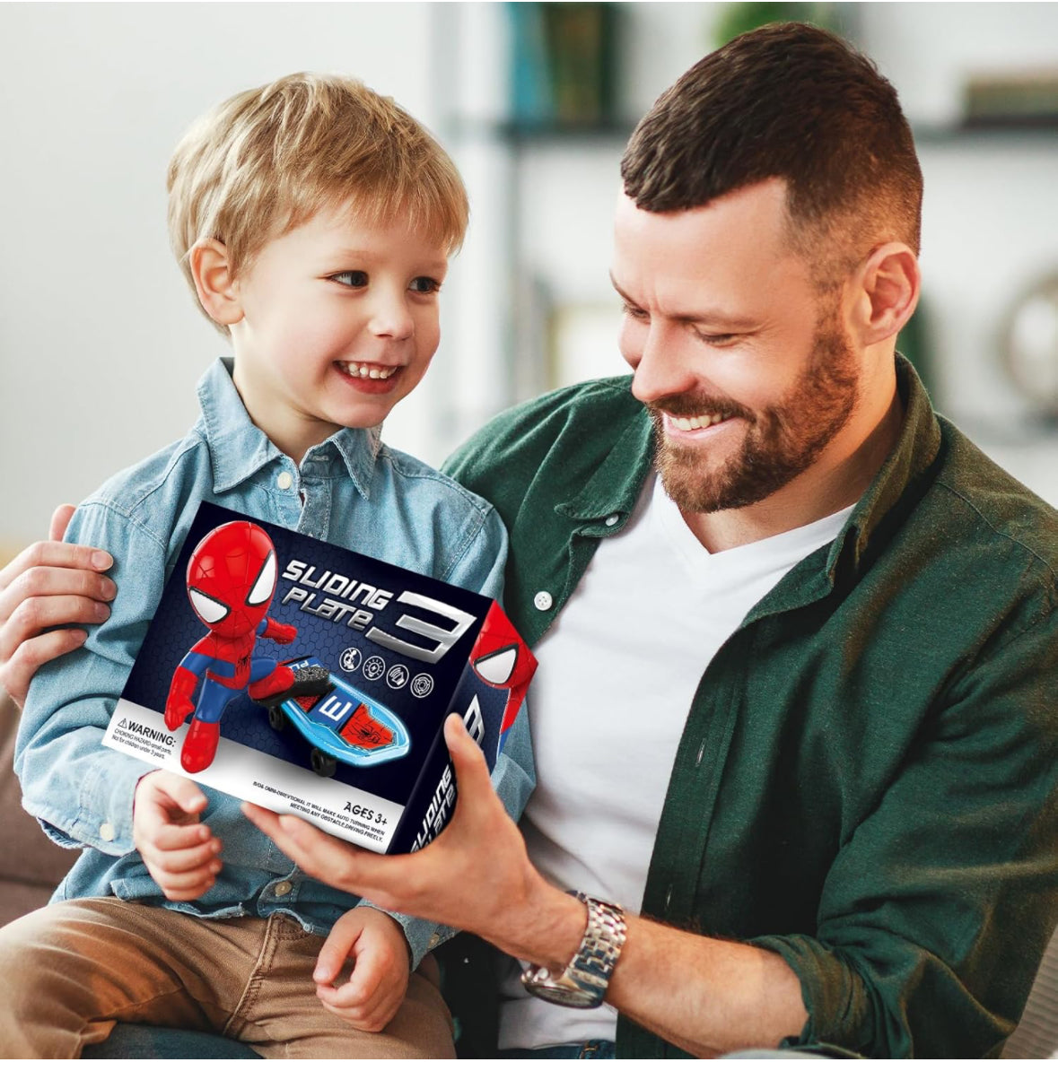 New Dancing Spiderman Toy for 4-6 Years Old, Spin Robot Spider Toy with Colorful Flashing Lights & Music, Interactive Toddler Kids Gifts Toy for 3 4 5 6 7 8 Years Old