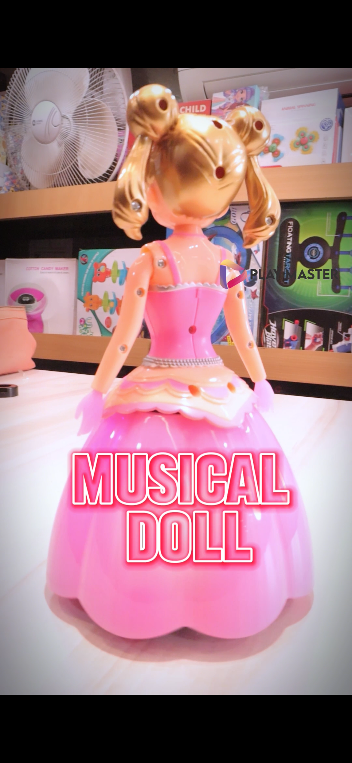 Princess Musical dancing doll with lights - korean doll with music- battery operated and automatic