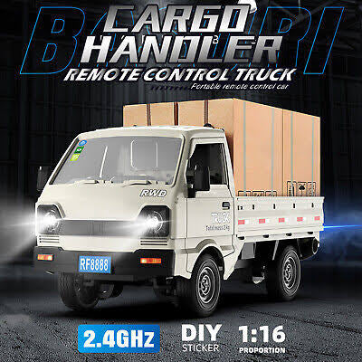 Rc intra container truck - champion truck for kids and smoke