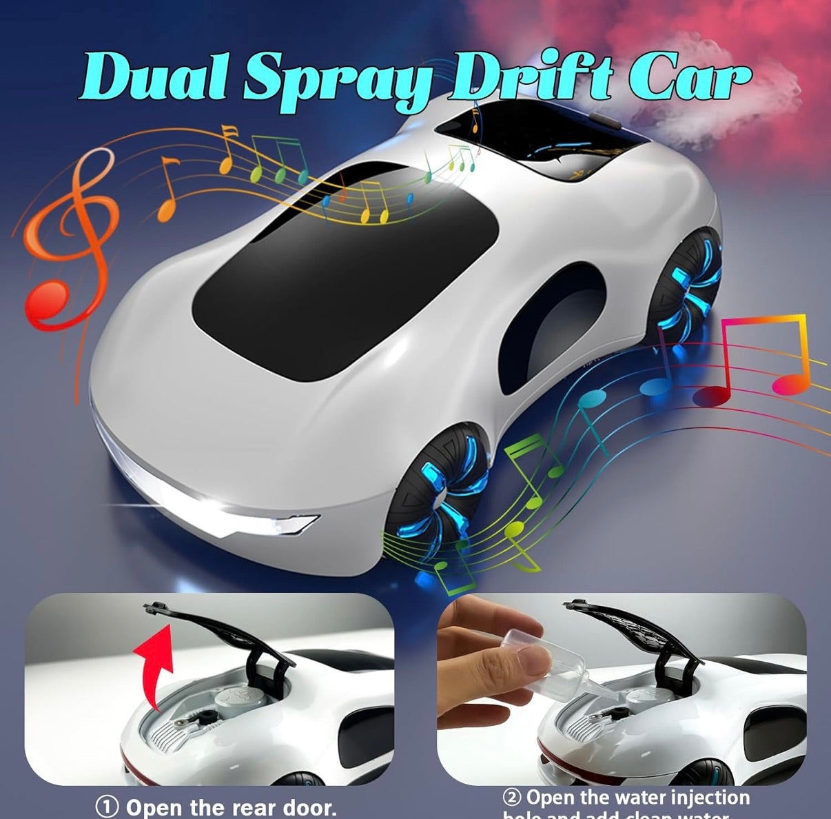 RC Drift Car, BMW concept car Remote Control Cars for Adults 1/14 2.4Ghz Gesture Drift Stunt Cars RC Cars Dual Spray RC Drift Car High Speed Drift Remote Control Cars for Adults Boys Girls