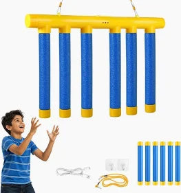 Kidology Reflex Drop Sticks Challenge Game for Kids | Hand-Eye Coordination & Reaction Training Game | 3 Adjustable Speed Modes | Active Indoor & Outdoor Family Party Game for Boys & Girls
