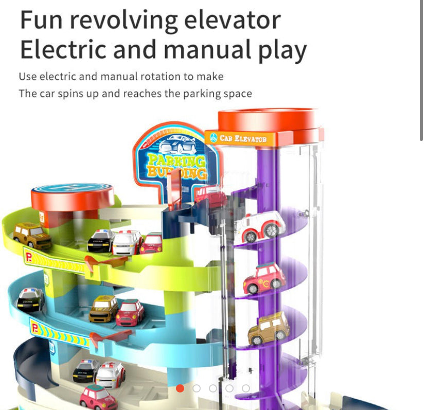 Super Auto Vehicles Building Challenge Parking Game Manual and Automatic Integration toy for kids