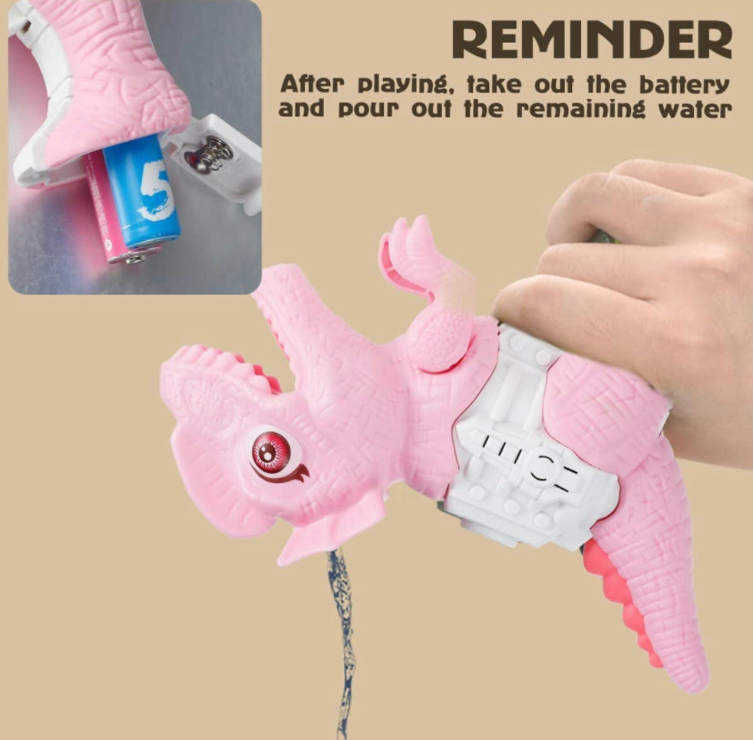 Dino Gun Toy with Spray & Smoke Effect