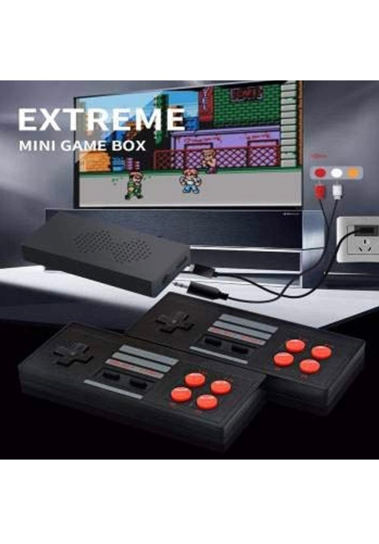 Video Game Console 620Extreme Mini Game Box Built-in 620 Games for Tv with Set of 2 Player Wireless Remote