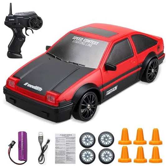 All New Driftcar MX 50 with Pop up  headlights Drift Car 1:24 20km/h 2.4g 4wd High Speed 3 Type Of Tire 2 Sets Of Tail Classic Racing Rc Cars For Adults (Copy)