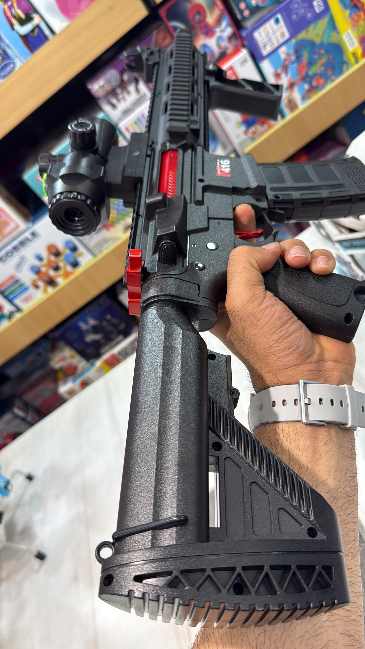 M416 Jelly Gun with orbeez ball jelly - big size Automatic battery operated