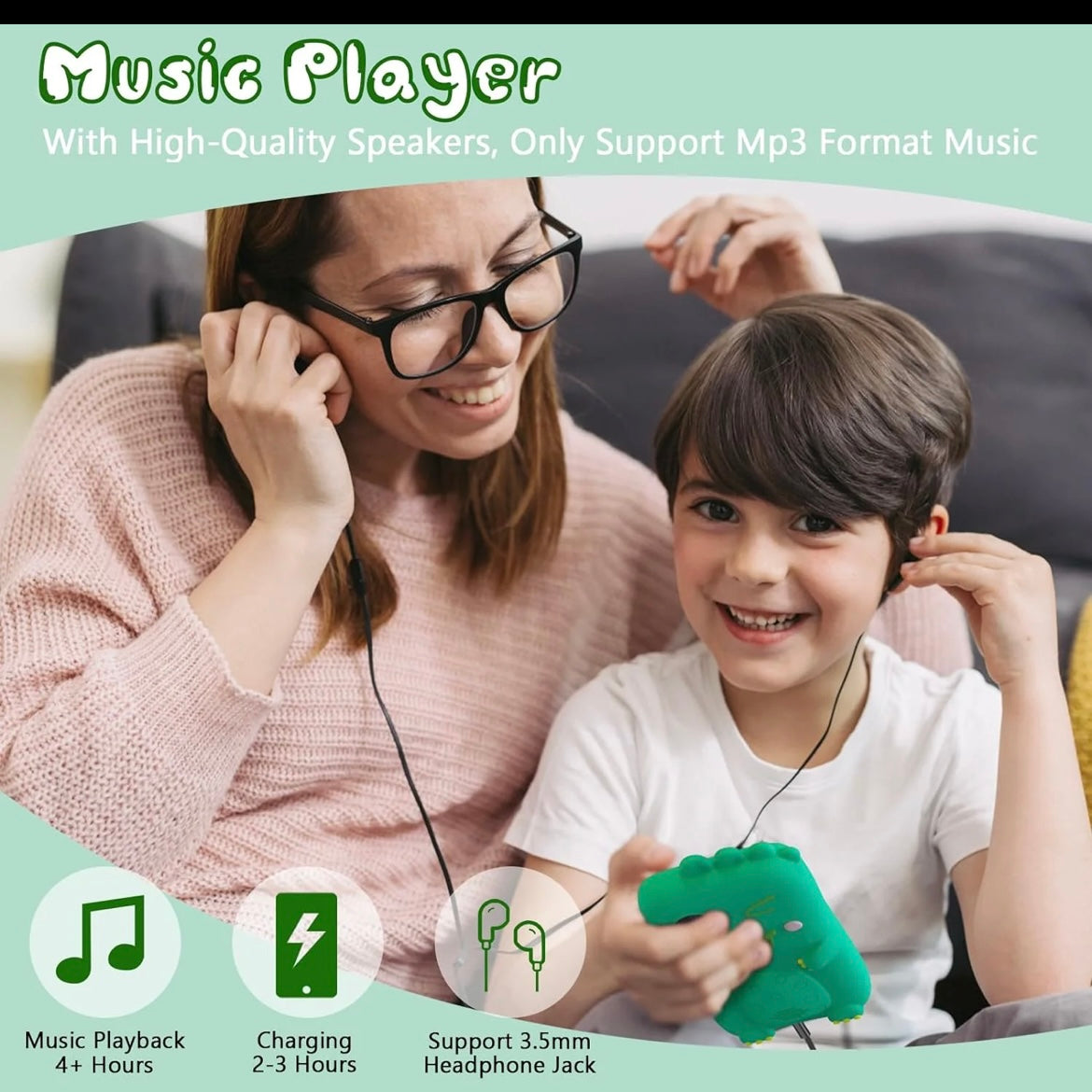 Real phone for kids - phone with camera, games and music - Ctype charging phone with two cameras