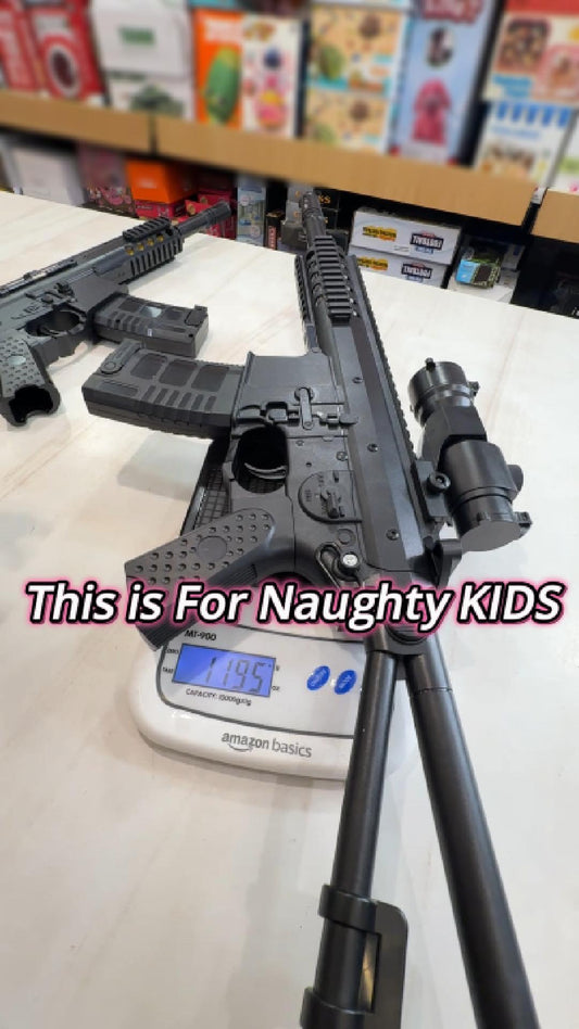 Heavy body 1.2 Kgs M416 Jelly Gun with orbeez ball jelly - big size Automatic battery operated - electric gun