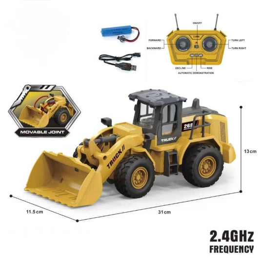 Big size Remote control JCB Truck - Wireless Real RC Excavator  JCB Truck Excavator with Rubber wheels Construction Vehicles Remote Control Toys Set