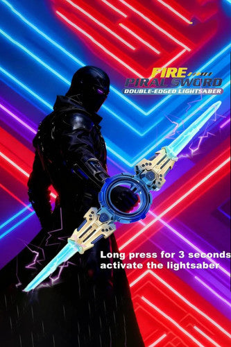 Piral sword Big size above 6 years kids Sword katana - musical and rechargeable and lights - multi color - c type charging sword for kids