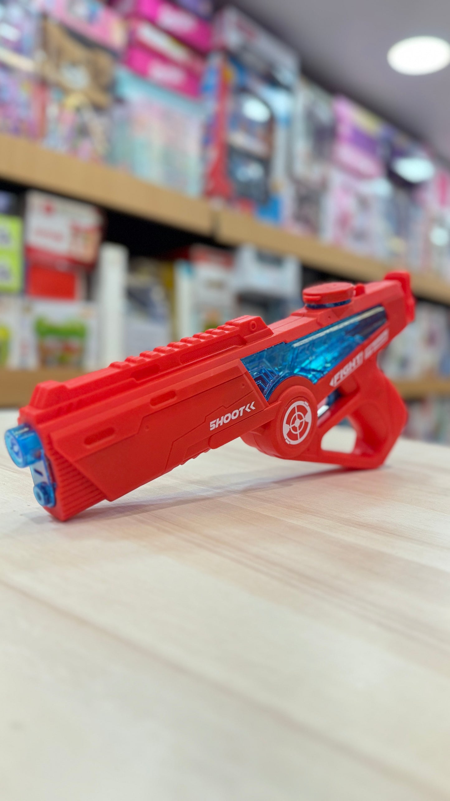 Auto suction Watergun with rechargeable battery - mineral water bottle connectivity