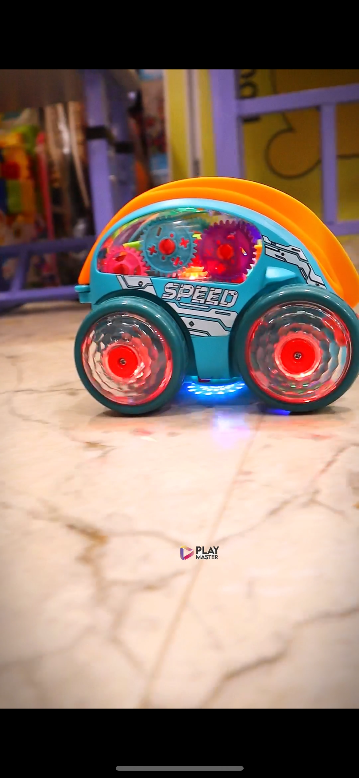 TIPPER STUNT CAR MUSICAL TIPPER CAR WITH LIGHTS AND MUSIC PLAYMASTER TOYS