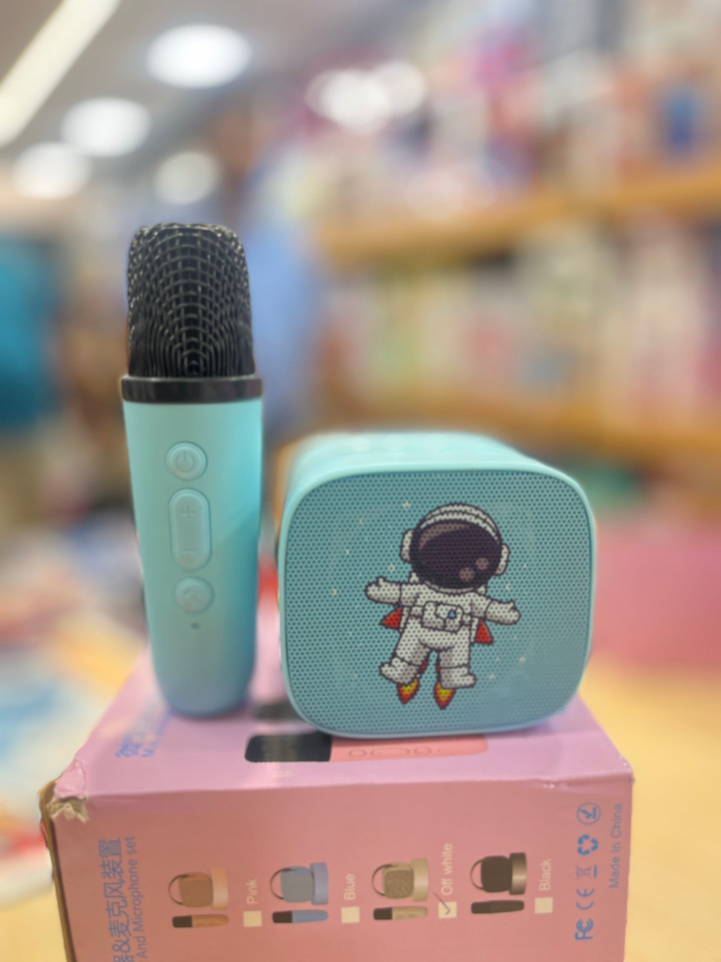 Bluetooth with Portable Bluetooth Speaker and Wireless Microphone for kids