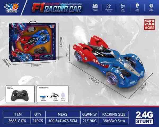 F1 hand style sensor Sensor car - gesture car with hand watch remote and disco  lights- remote car with drifting wheels