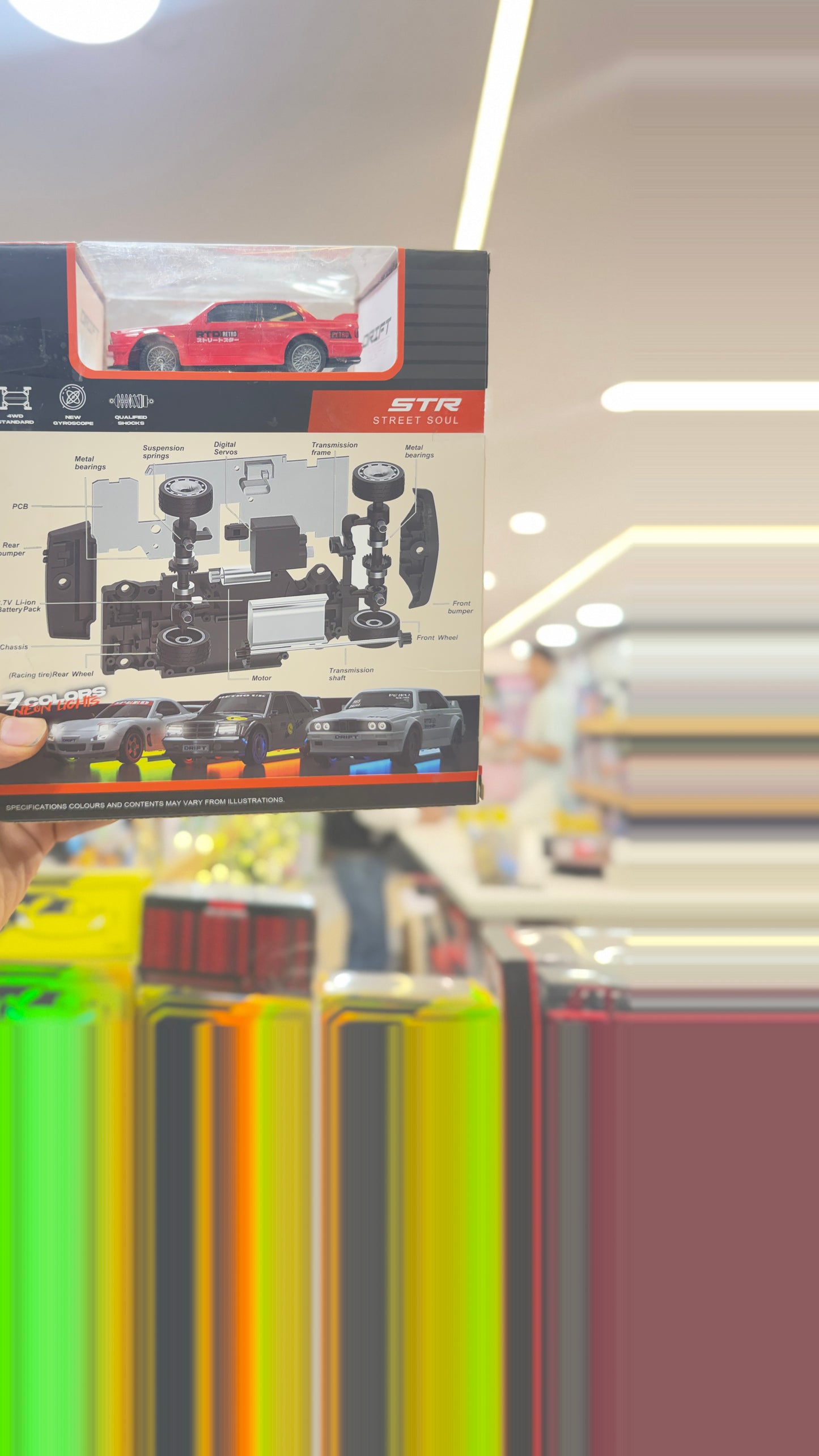 Scale size 1:42 High speed Turbo racing drift car - rc drift car  truck - remote drifting car