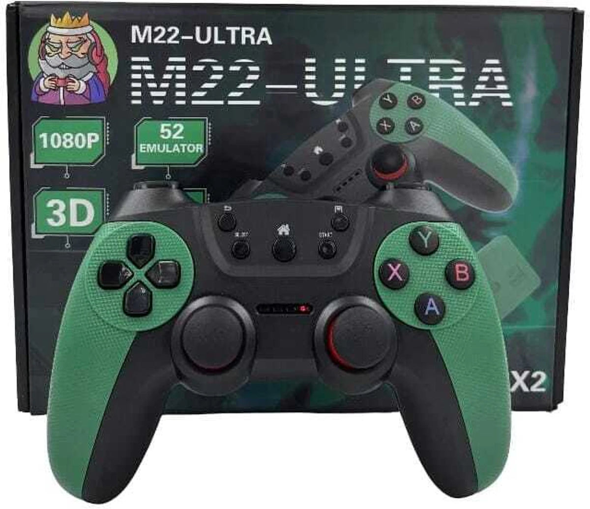 M22 Ultra Game Console - Wireless Controller - with 52 Emulators 30,000+ Games Special Edition (Code in the Box - for 3DS)