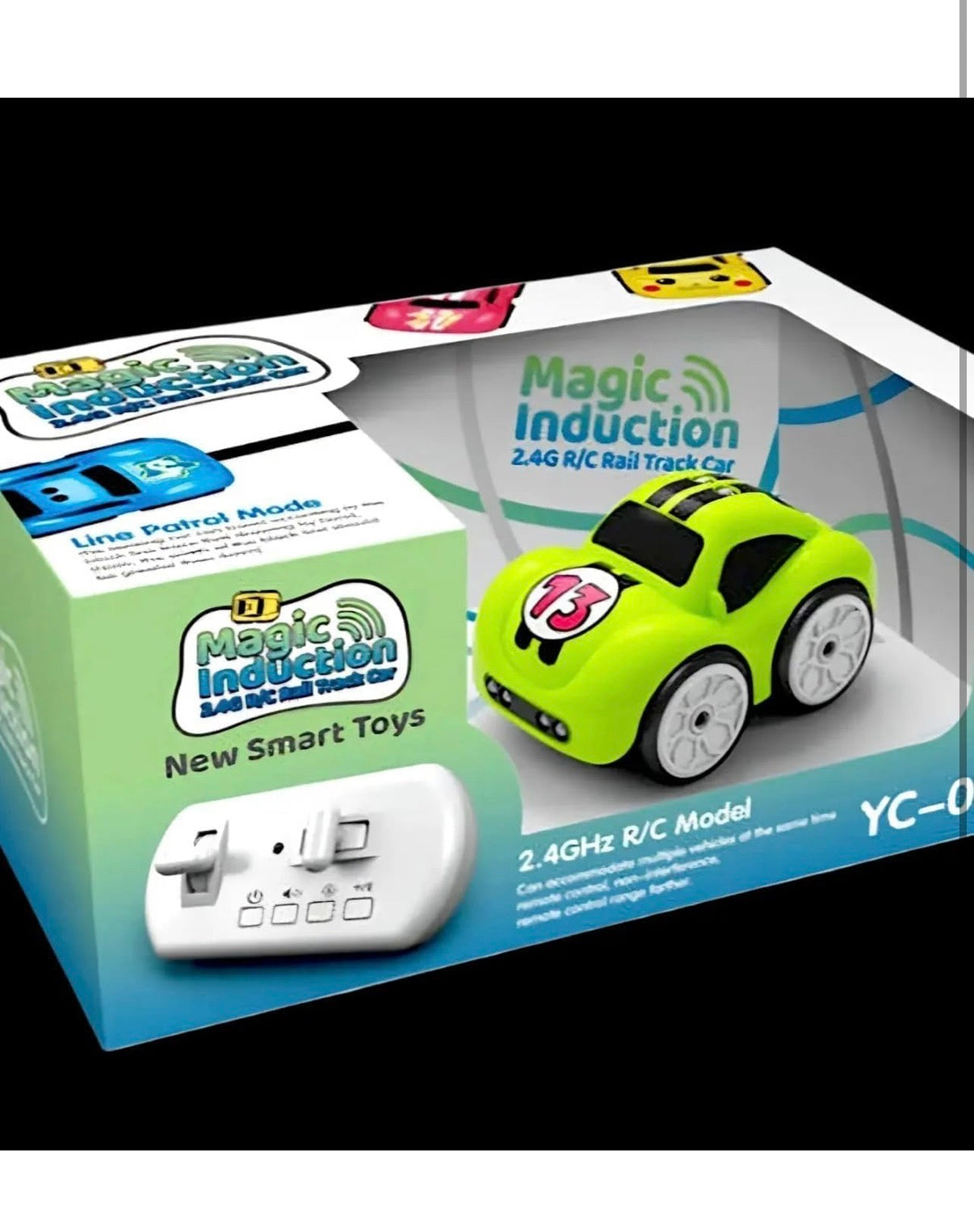 Smart Sensor Mini Car for Kids | Magic Induction RC Intelligent Sensor Car | Pull Back Mini CAr with Smart Music & LED Lighting |