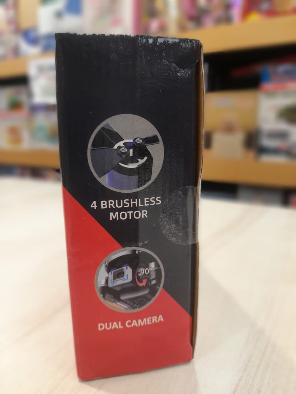 E100 brushless drone with 1 battery and remote