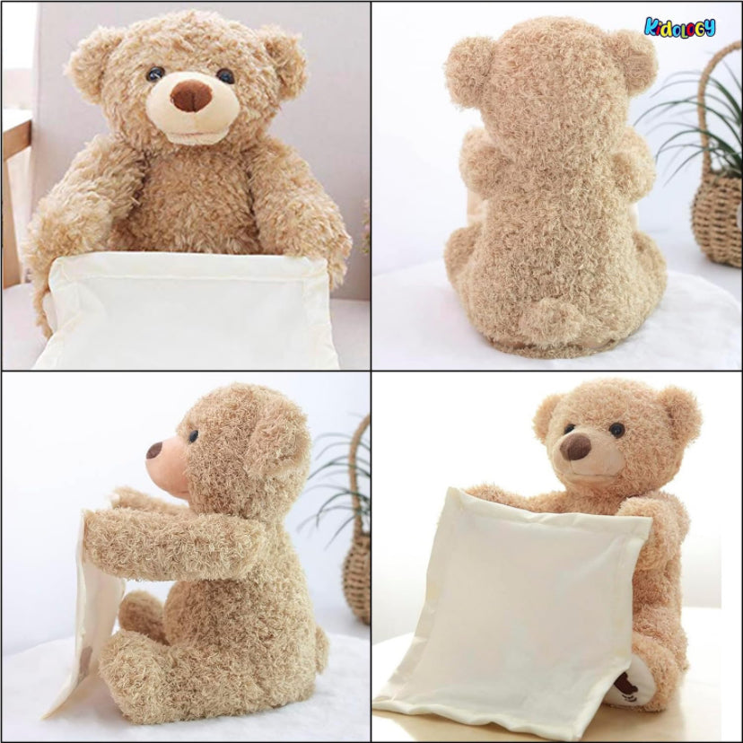 Peek - a - boo Teddy Bear Toy for Babies Sensory Learning Development ...