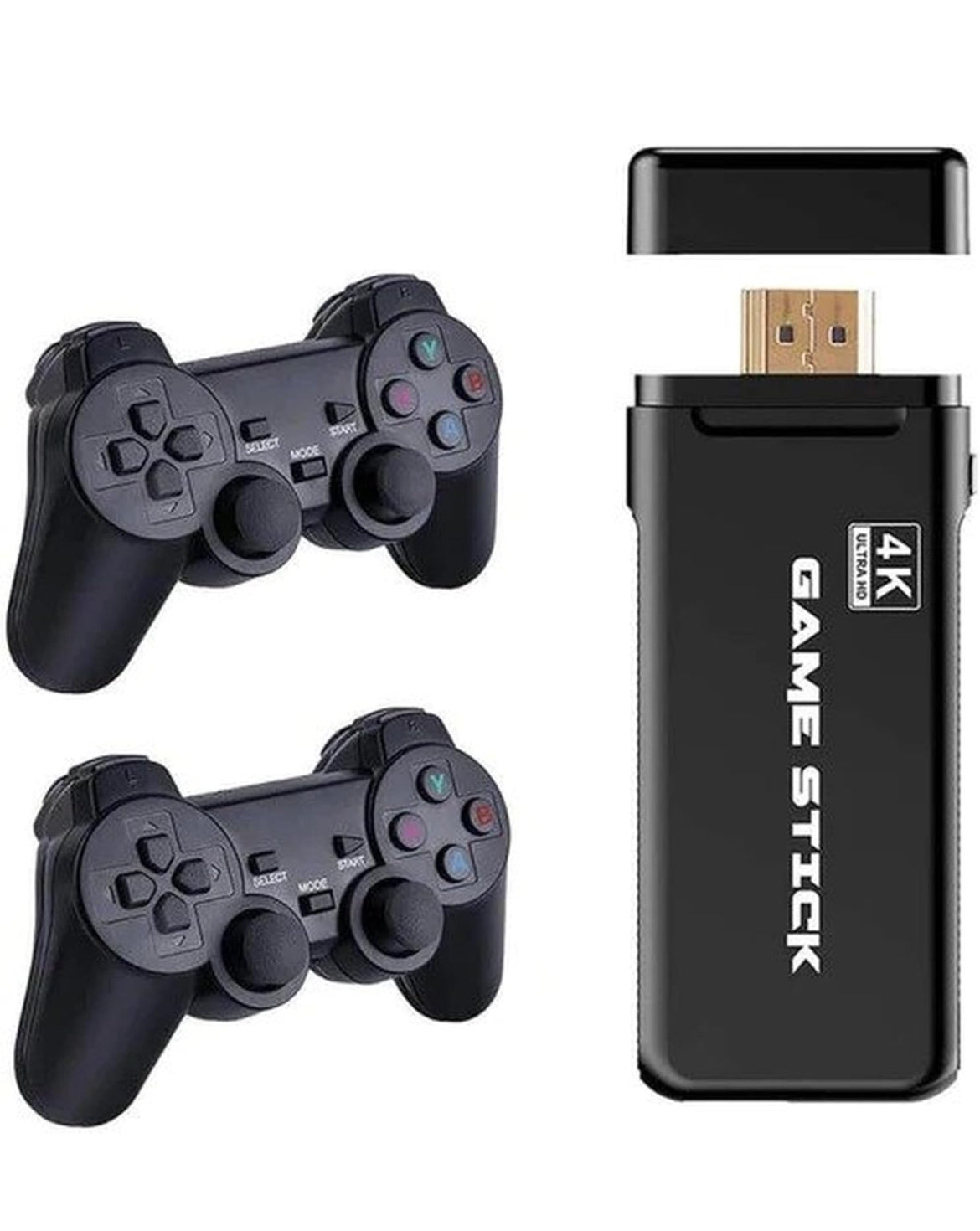 TV Video Game HDMI Console Stick 2.4g Wireless Gamepad Controller USB Built-in 4000 Classic - wireless console HDMI stick with 4000 games