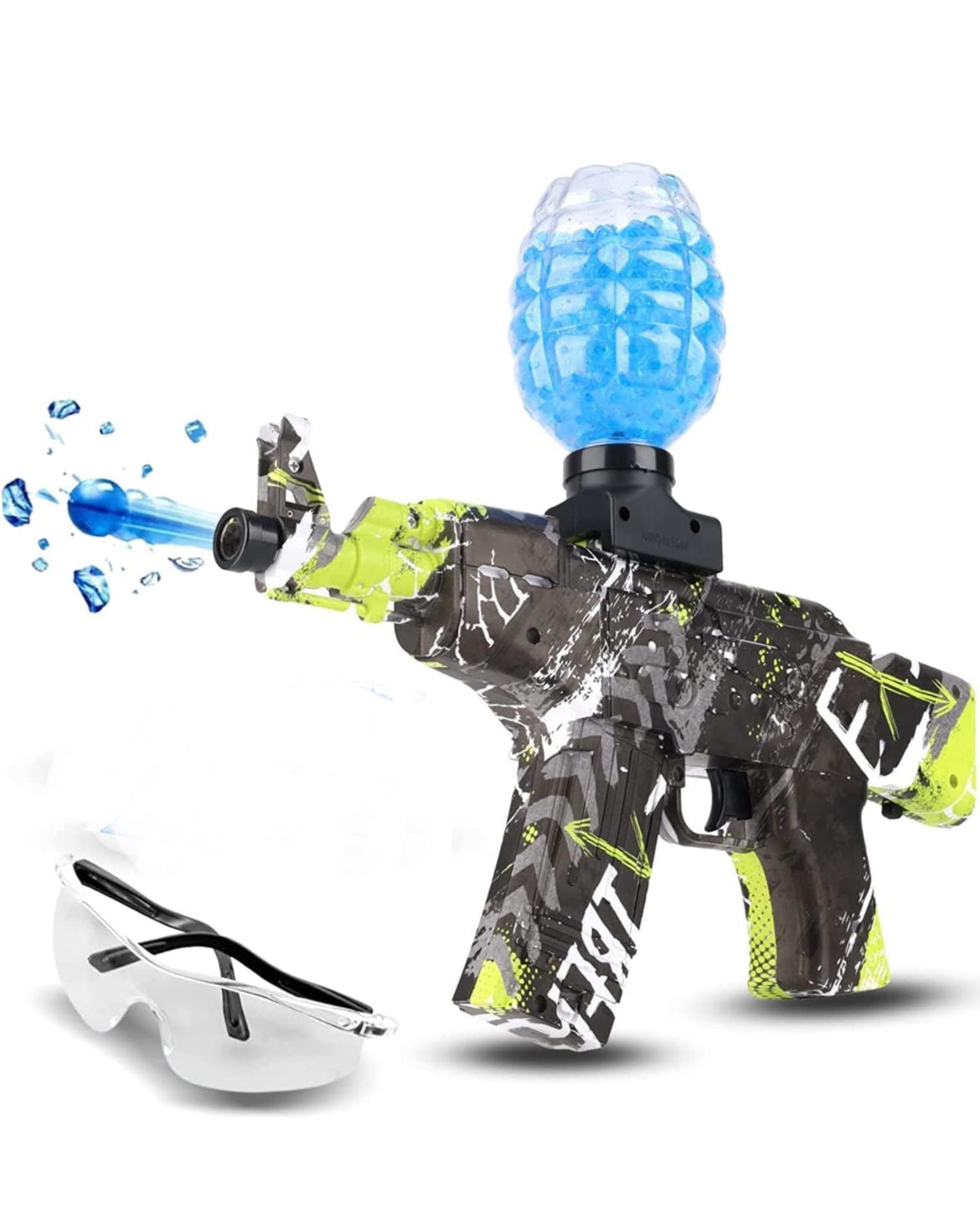 Super sonic Lights enabled Automatic jellygun orbeezz Gun - jelly ahot gun - water bomb