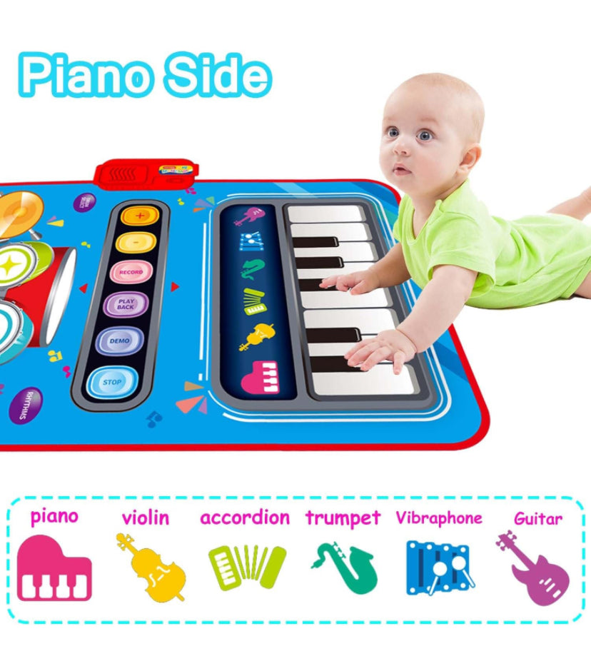 Piano Mat Toddler Montessori Toys- Educational Musical Baby Play Mat