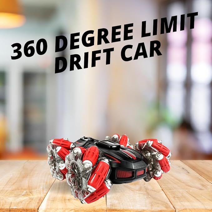 Car Rc W Light Dual Racer RC Stunt Car, 2.4GHz Remote Control, 360° Rotation, LED Lights, Dual-S ...