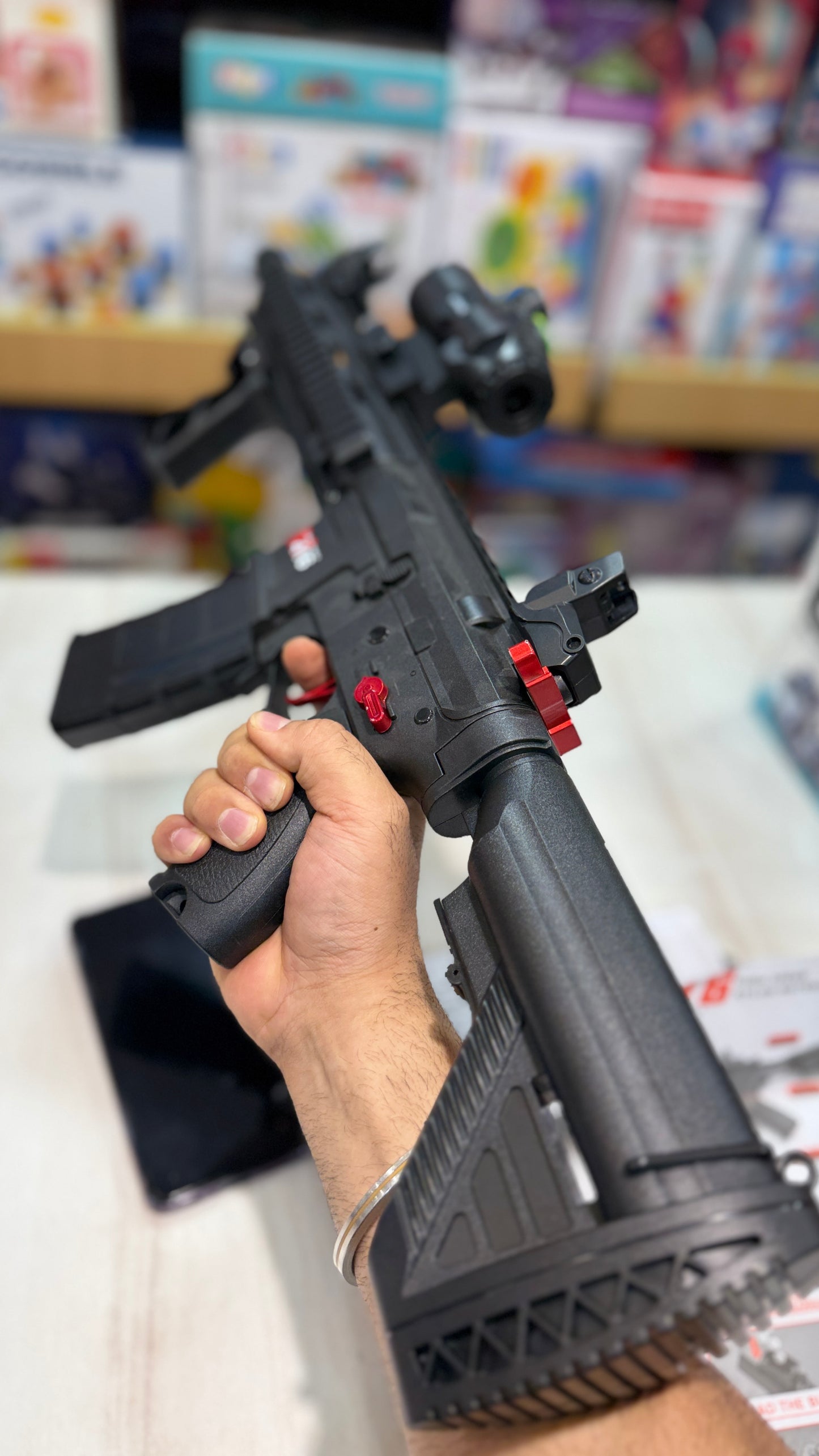 M416 Jelly Gun with orbeez ball jelly - big size Automatic battery operated