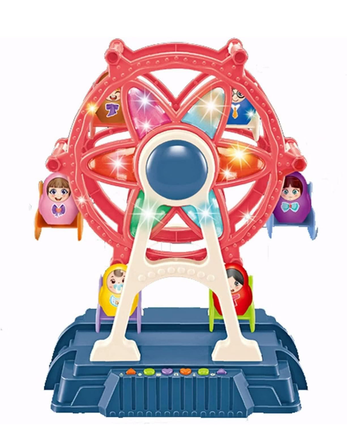 Amusement Park Rotating Ferris Wheel Toy with Music and LED Light