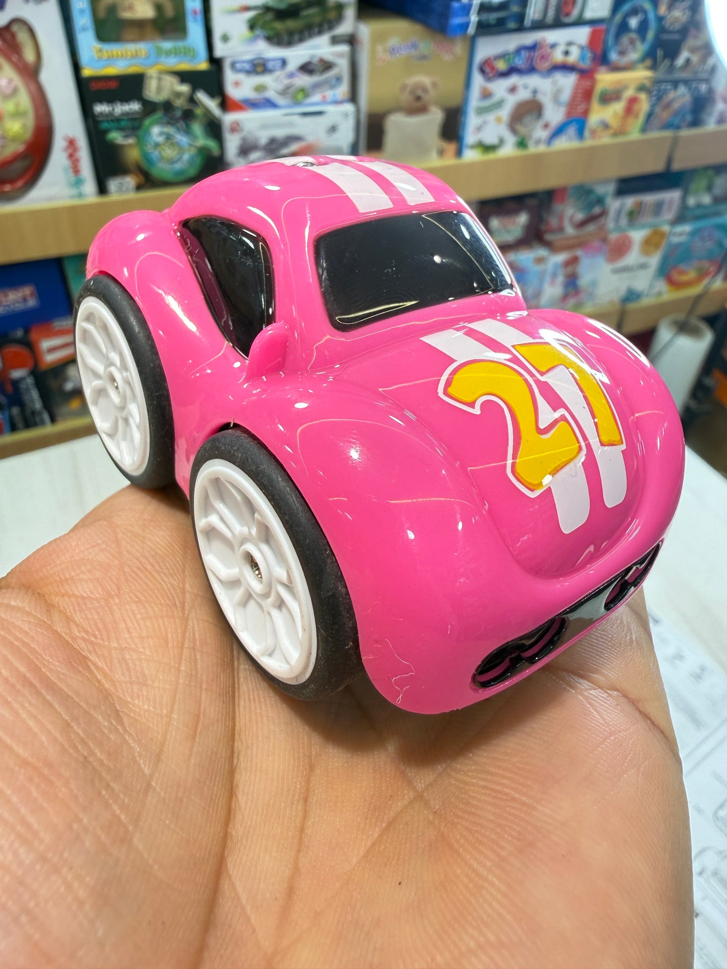 Nrw Pen induction Smart Sensor Mini Car for Kids | Magic Induction RC Intelligent Sensor Car | Pull Back Mini CAr with Smart Music & LED Lighting | (Copy)