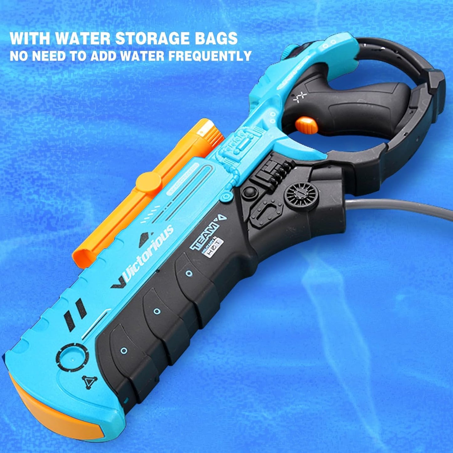 Ultra Power Electric Water Gun for Kids Adults - Squirt Gun Super Water Blaster 550cc with Long Shooting Range 35 Ft, Big Powerful Water Gun,