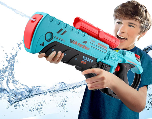 Ultra Power Electric Water Gun for Kids Adults - Squirt Gun Super Water Blaster 550cc with Long Shooting Range 35 Ft, Big Powerful Water Gun,