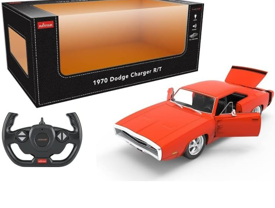 RC Car 1/16 Scale 2.4Ghz Remote Control Car for Dodge Charger R/T R/C Toy Car Model Vehicle