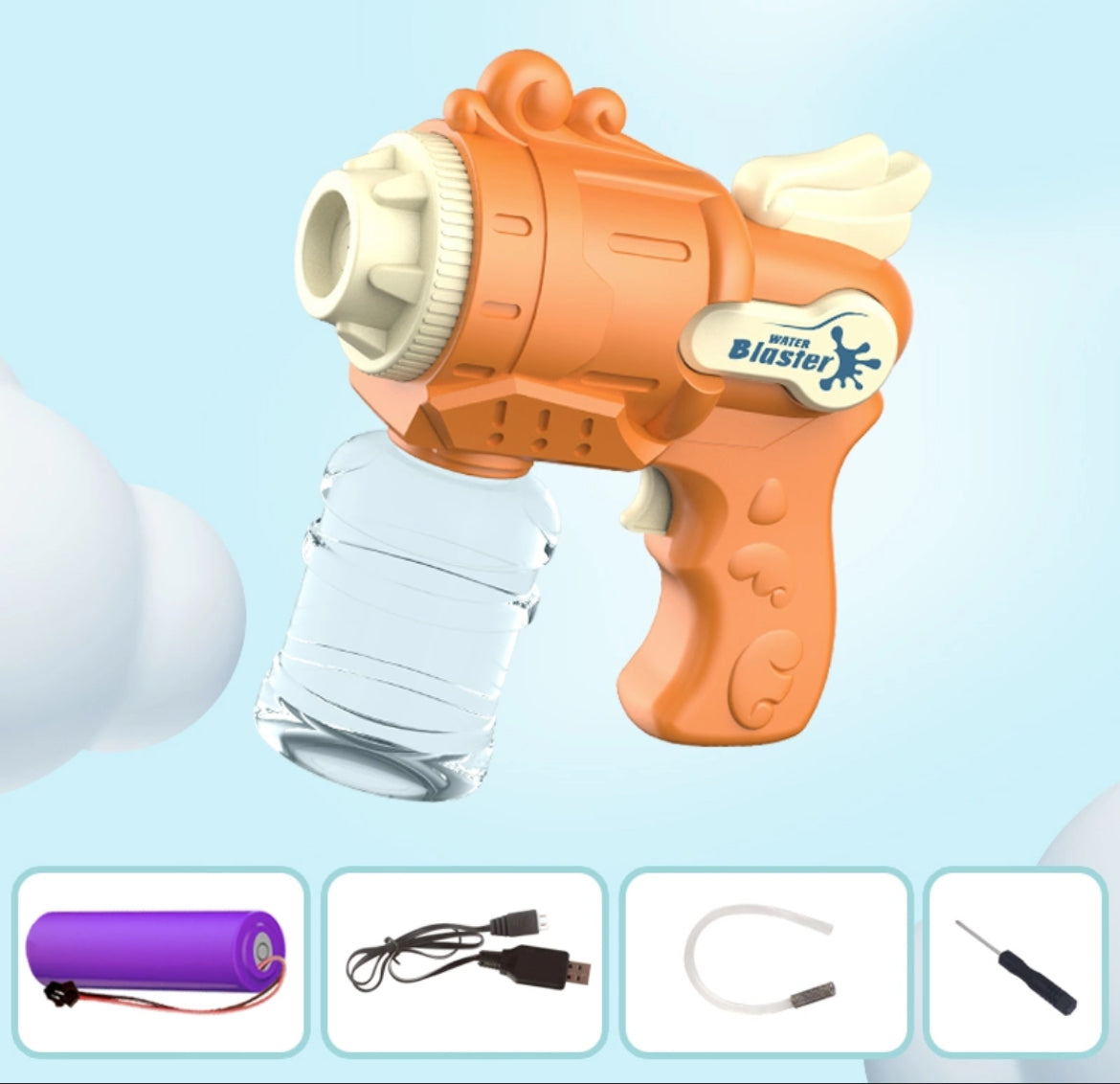 2025 Dual Mode 2 in 1 Watergun with rechargeable battery