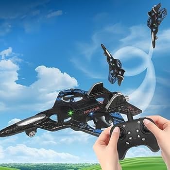 Offer price New Remote Control Flying plane super stablr jet fighter plane Glider for - unbreakable body RC Aircraft Fighter (Color May vary)