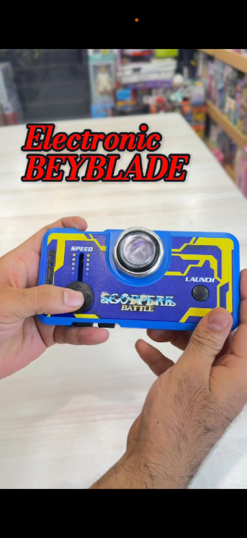 Automatic electronic geometry case Beyblade for kids - scorpion beybla ...