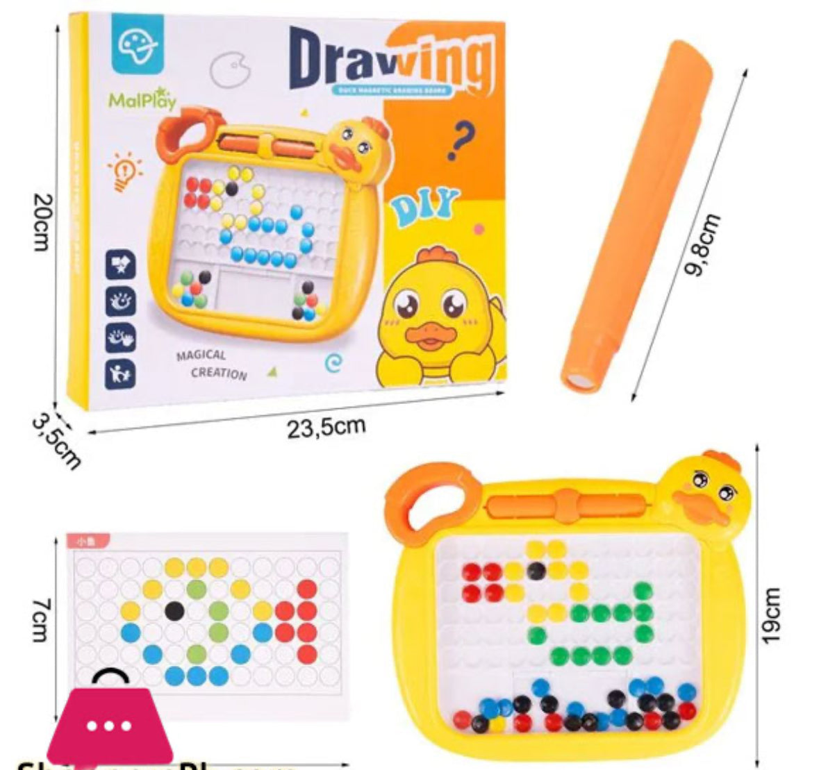 Duck Magnetic Drawing Board