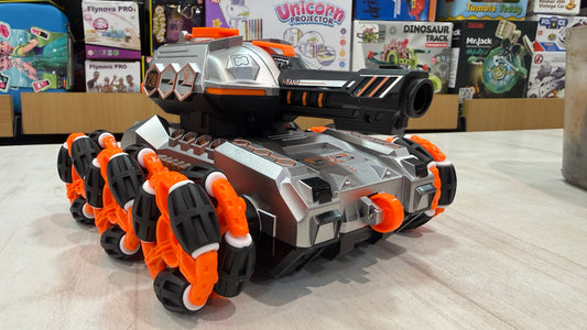 Gesture controle rc tank with recharge battery - 6 wheels gesture tank with jelly , lights and remote